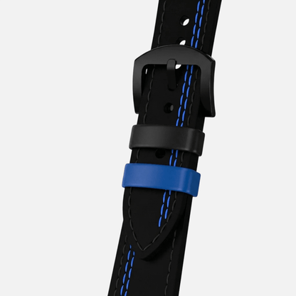 Cinturino in Pelle Nero/Blu (Regolabile) - GasShelby™