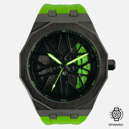 Reloj GasShelby G-Titanium inspirado en la Mercedes-Benz G-Wagon color verde