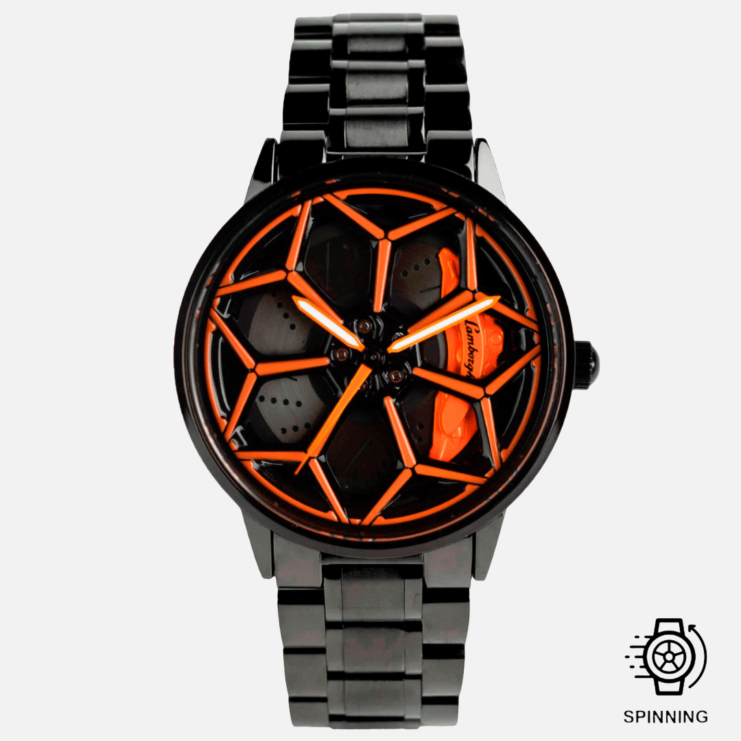 Reloj GasShelby Urus inspirado en el Lamborghini Urus color naranja
