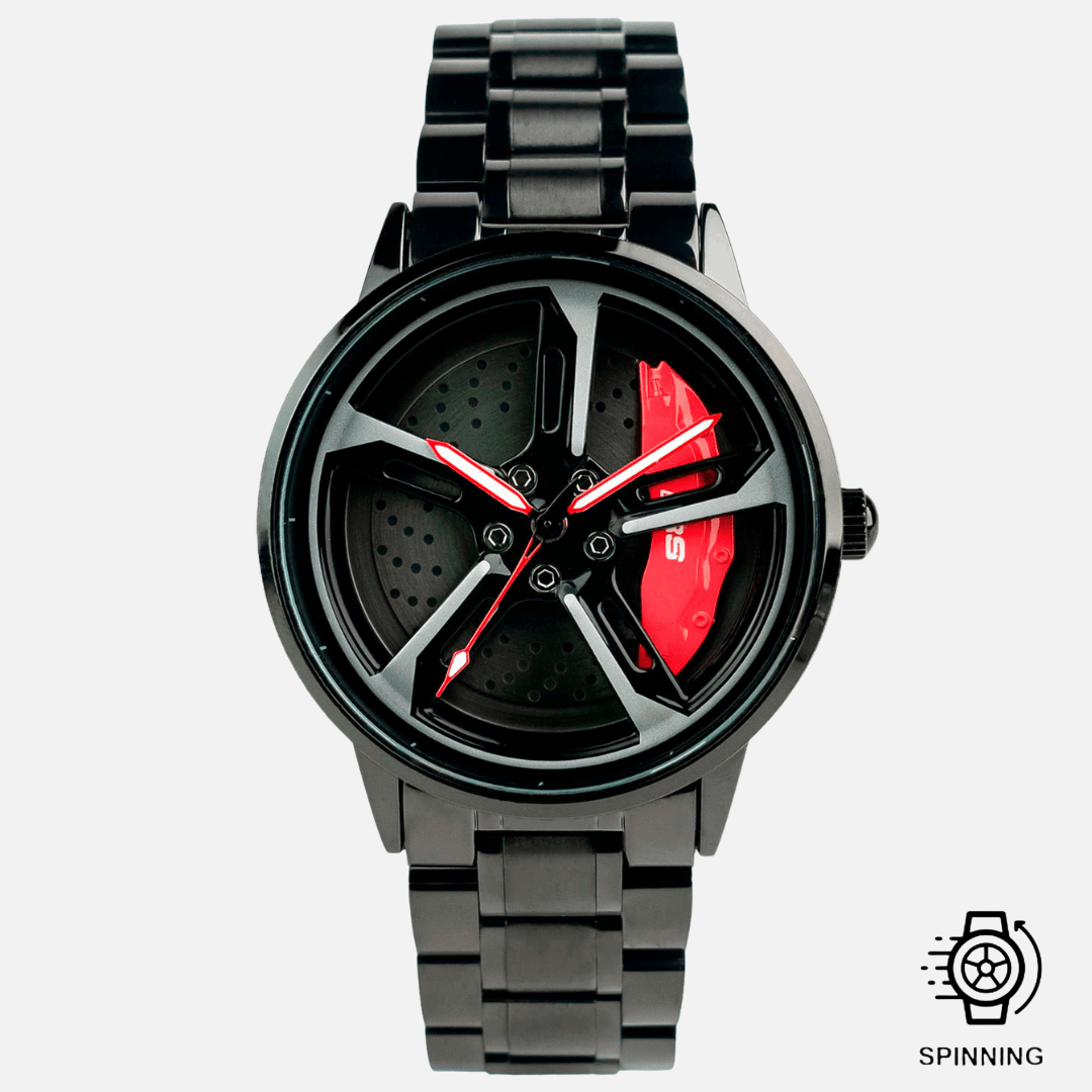 Reloj GasShelby Quattro RS inspirado en el Audi RS7 color rojo