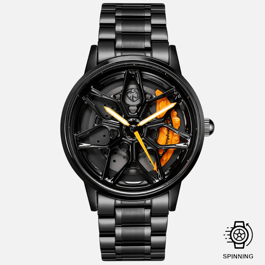 Reloj GasShelby Revuelto inspirado en el Lamborghini Revuelto color naranja